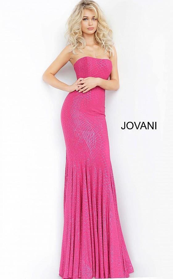 Jovani 1121 Prom Long Strapless Formal Mermaid Gown