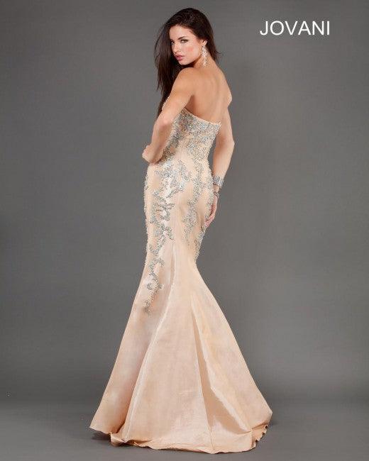 Jovani Prom Long Strapless Formal Mermaid Gown 73544 - The Dress Outlet