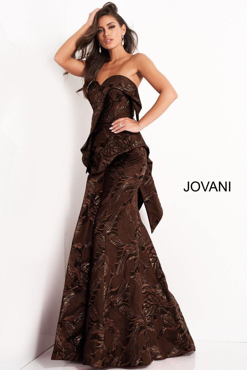 Jovani 05020 Prom Long Strapless Mermaid Dress