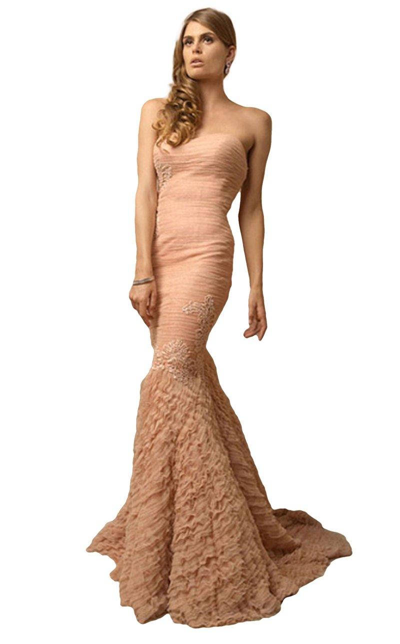 Jovani Prom Long Strapless Mermaid Dress 1369 - The Dress Outlet