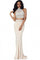 Jovani Prom Long Two Piece Formal Halter Gown 23595 - The Dress Outlet