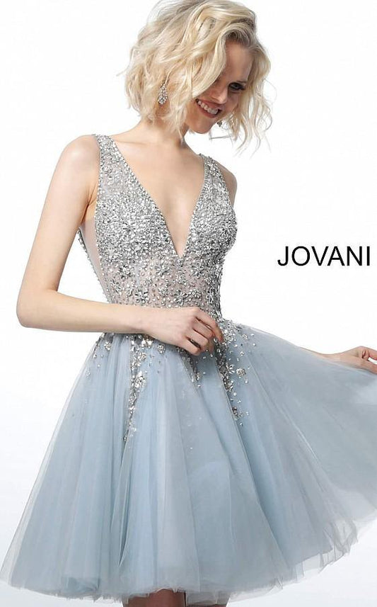 Jovani Prom Short Sleeveless Homecoming Dress 1774 - The Dress Outlet