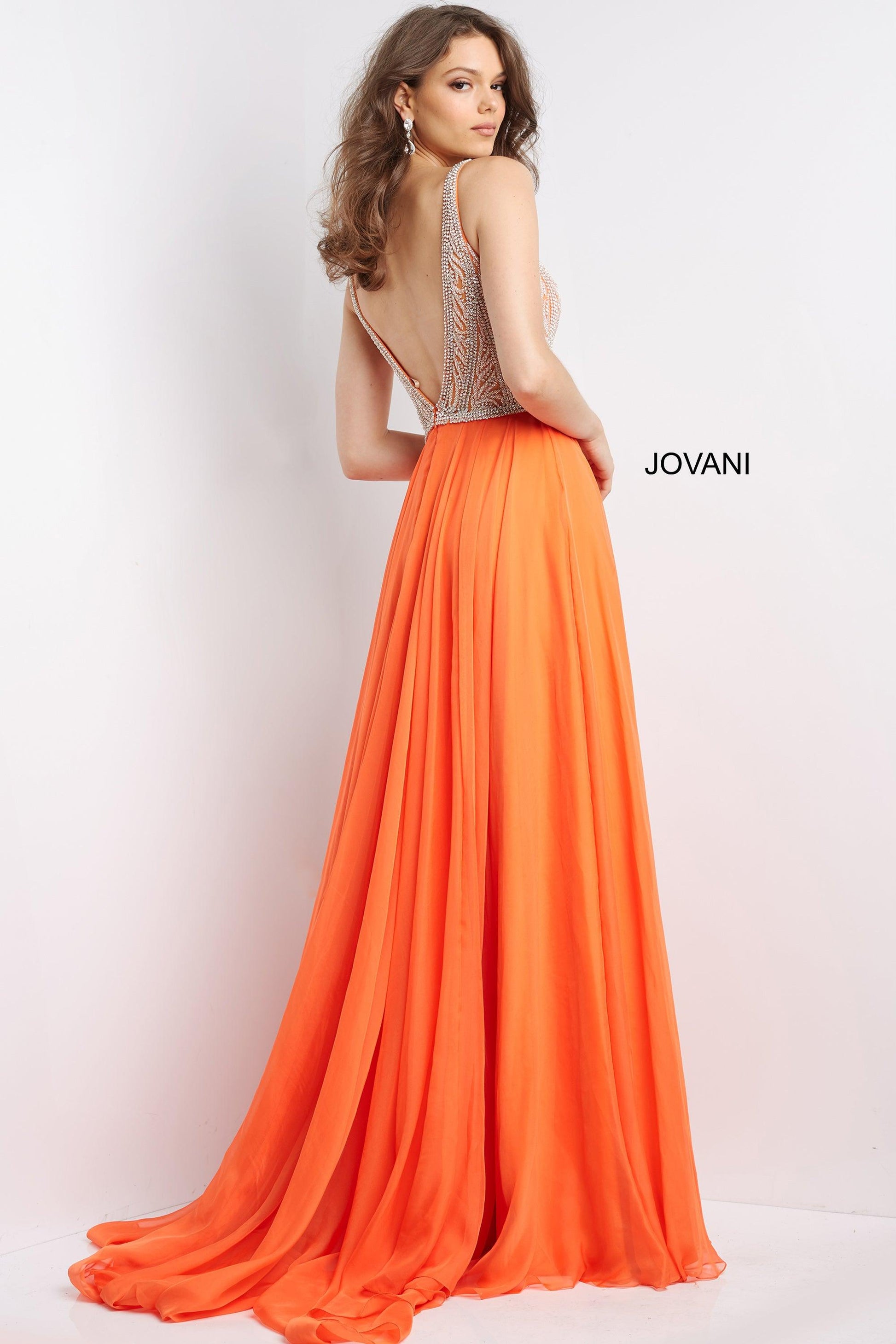 Jovani 07136 Prom Sleeveless Long Formal Gown