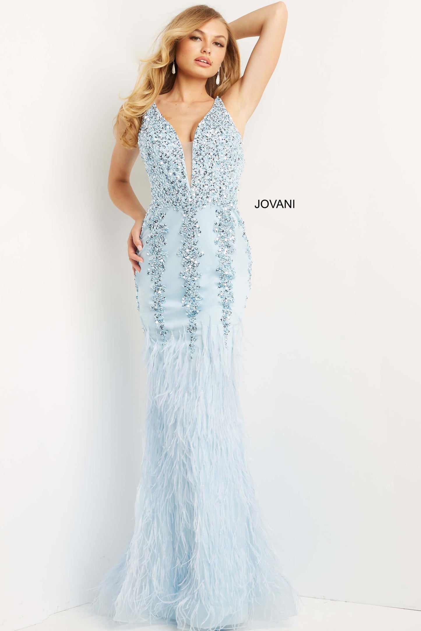Jovani Prom Sleeveless  Long Formal Gown 08140 - The Dress Outlet