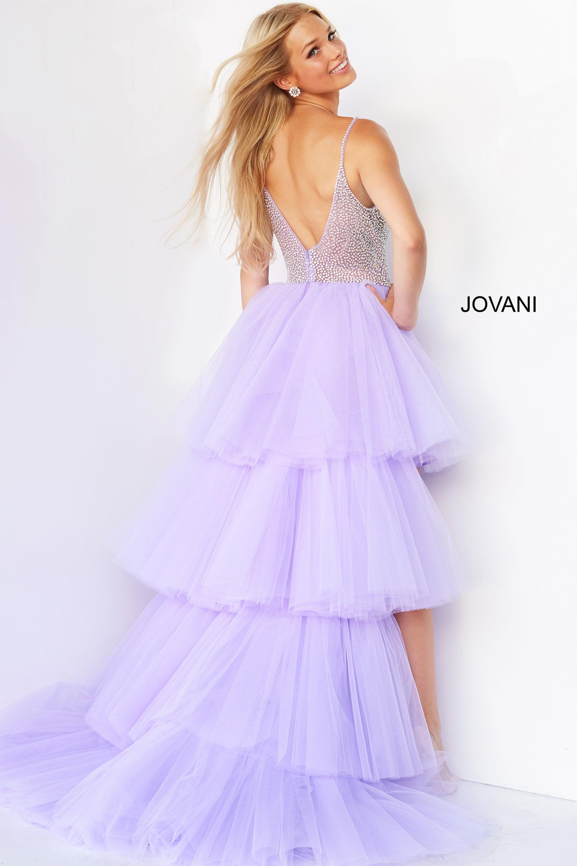 Jovani 07231A Lilac 12 Sale