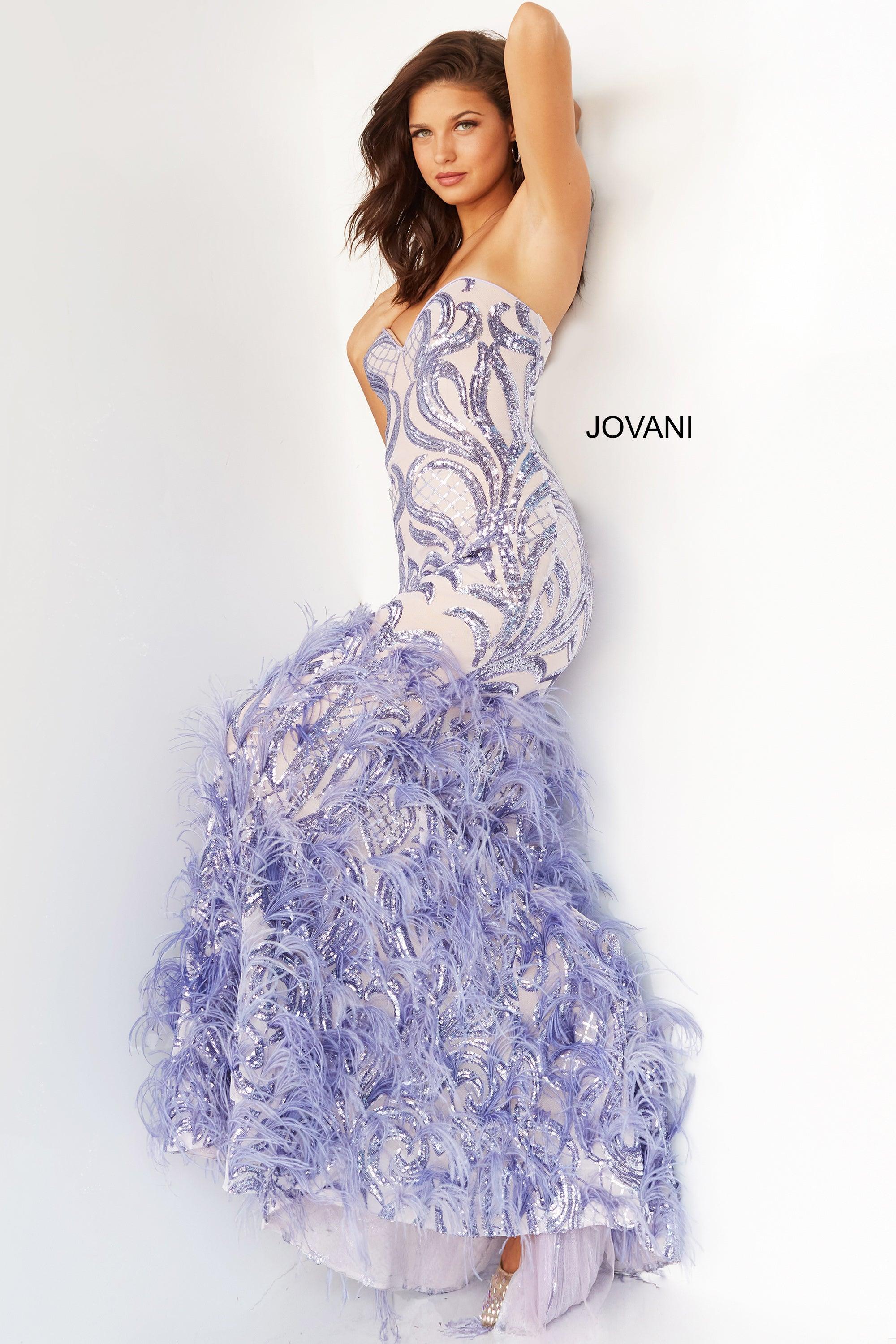 Jovani Prom Strapless Long Fitted Gown 05667 - The Dress Outlet