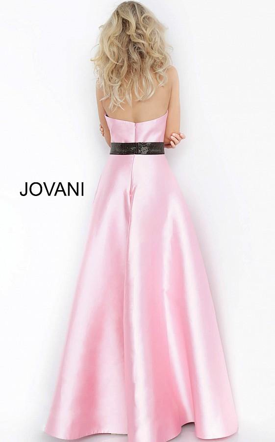 Jovani 1799 Prom Strapless Mikado Jumpsuit