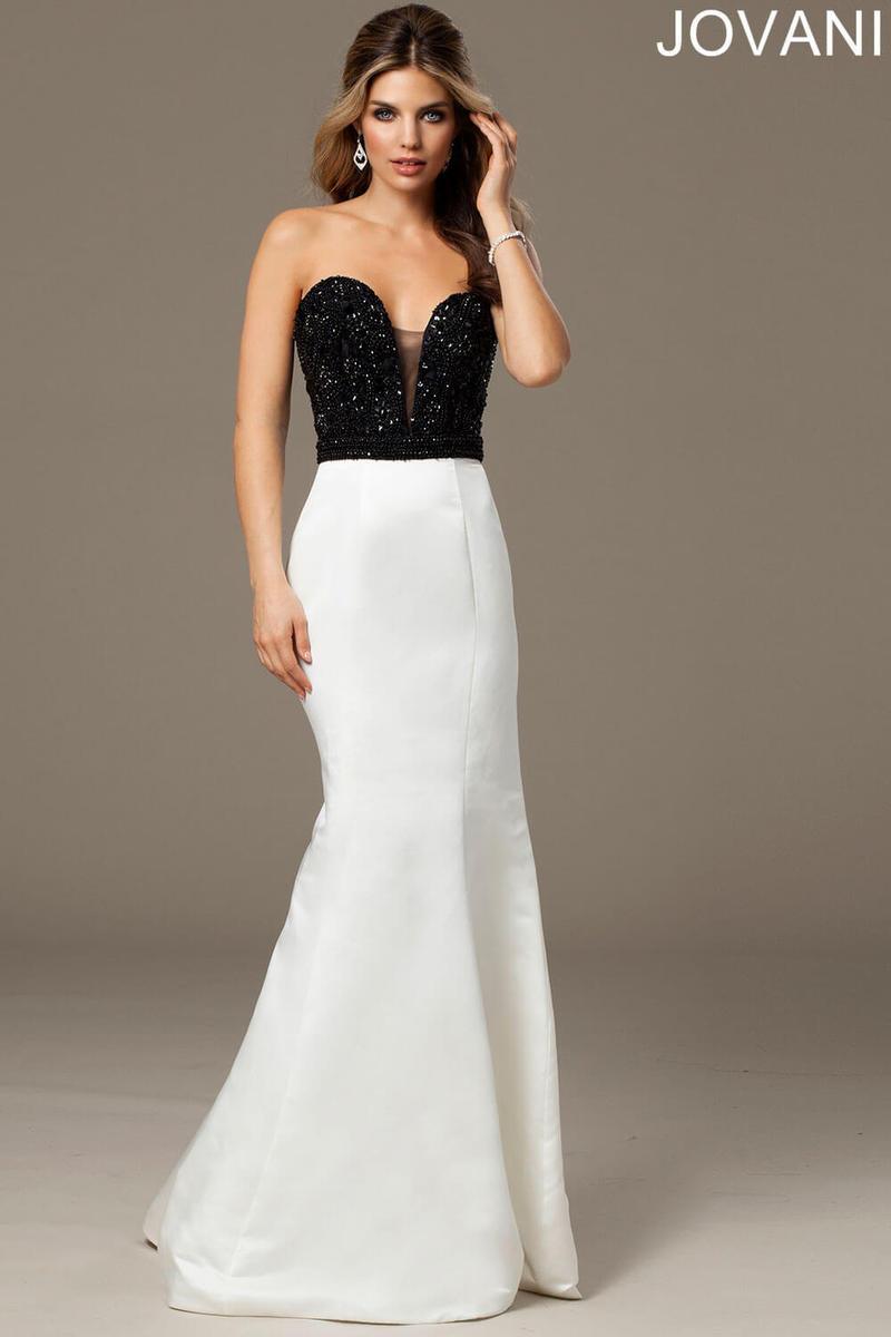 Jovani Radiant Strapless Long Prom Dress 22720 - The Dress Outlet
