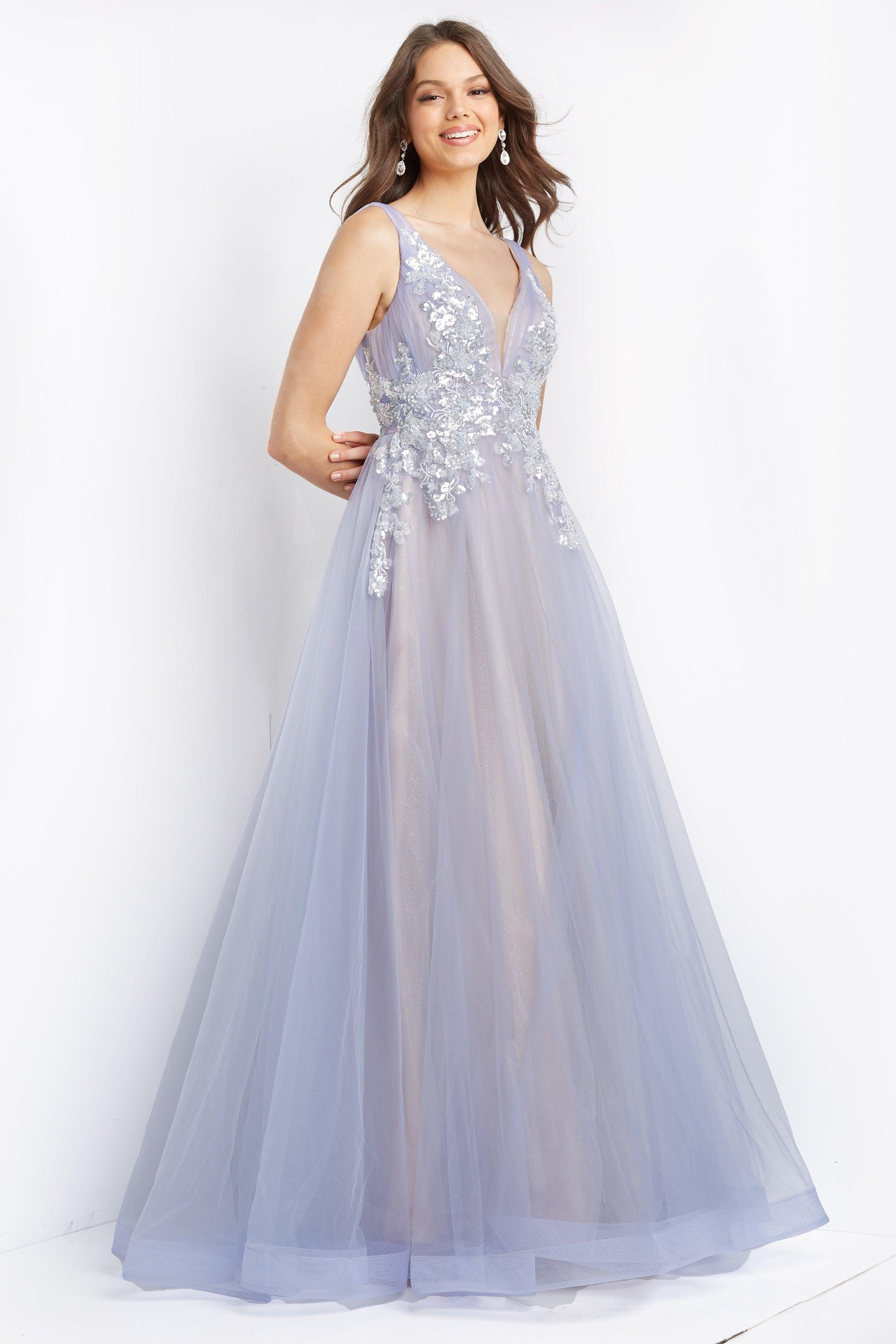 Jovani 07638 Sequin Long Plunging Neck Dress | The Dress Outlet Jovani 07638 Sequin Long Plunging Neck Dress | The Dress Outlet