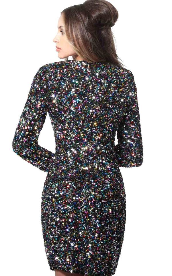 Jovani Sequin Short Homecoming Dress 1899 - The Dress Outlet