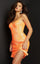Jovani Sequin Spaghetti Strap Short Prom Dress 07666 - The Dress Outlet