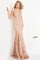 Jovani Sheer Corset Bodice Long Prom Dress 05788 - The Dress Outlet
