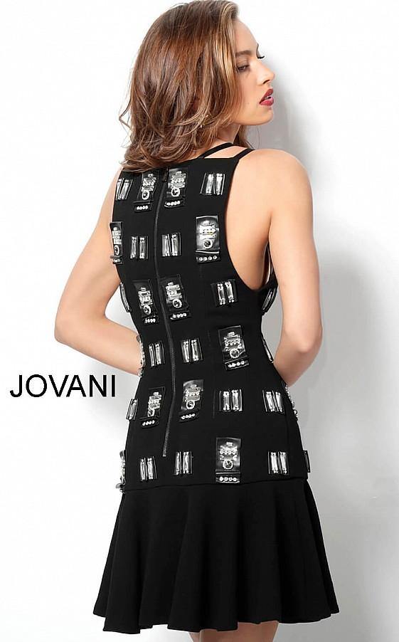 Jovani Short Embellished Contemporary Dress 63338 - The Dress Outlet