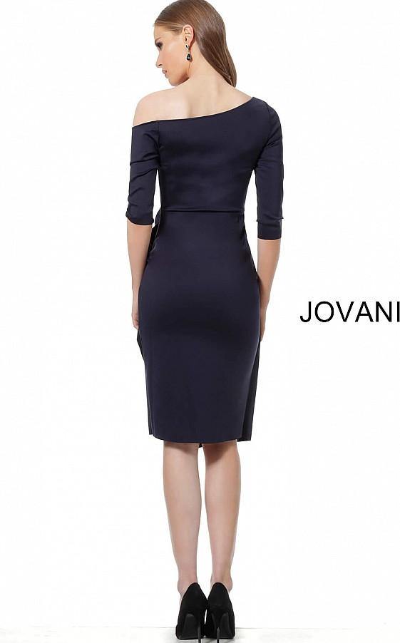 Jovani Short Off the Shoulder Cocktail Dress 1035 - The Dress Outlet