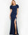 Jovani Short Sleeve Sheath Evening Dress 07011 - The Dress Outlet