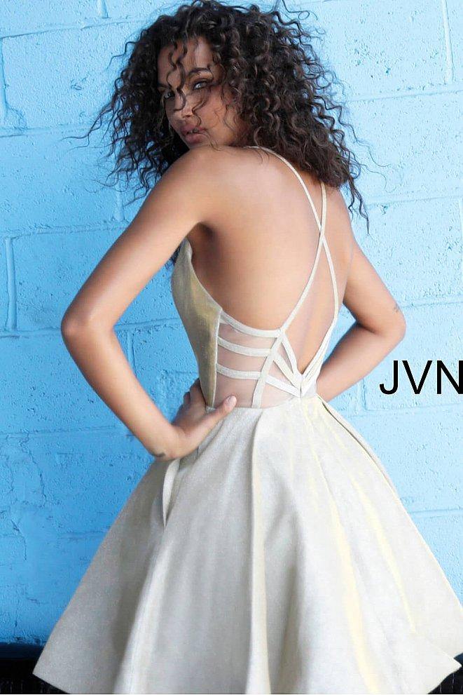 Jovani 65852 Short Sleeveless Prom Dress