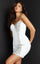 Jovani Short Spaghetti Strap Cocktail Dress 07656 - The Dress Outlet
