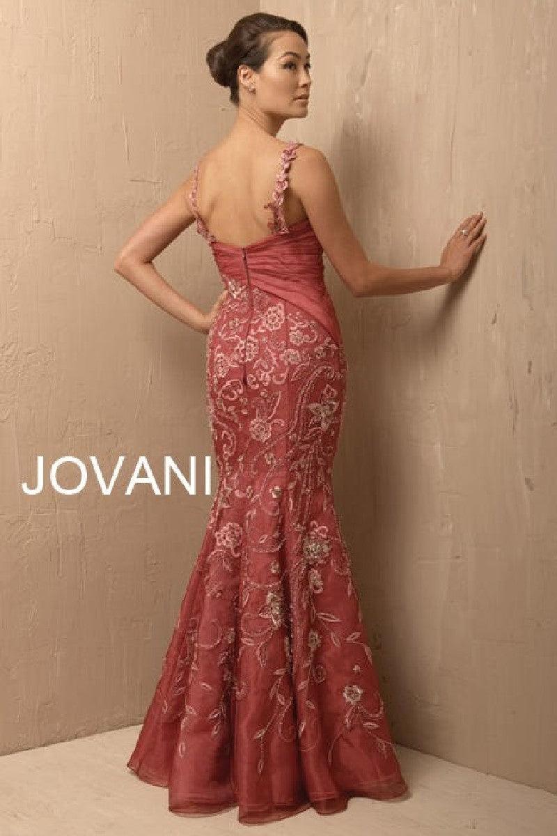 Jovani Sleeveless Floral Long Evening Dress 171570 - The Dress Outlet