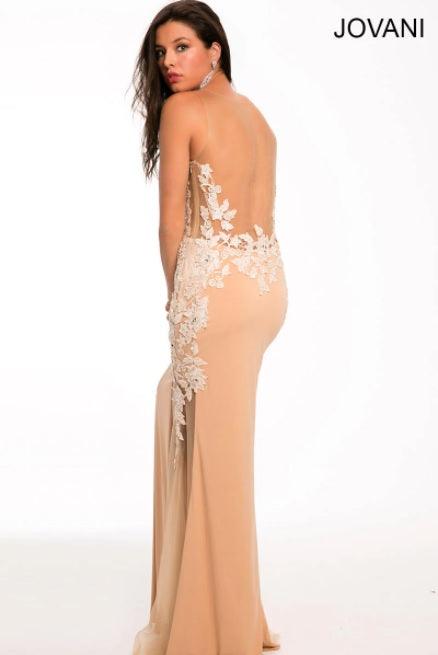 Jovani Sleeveless Fitted Long Prom Dress 21969 - The Dress Outlet