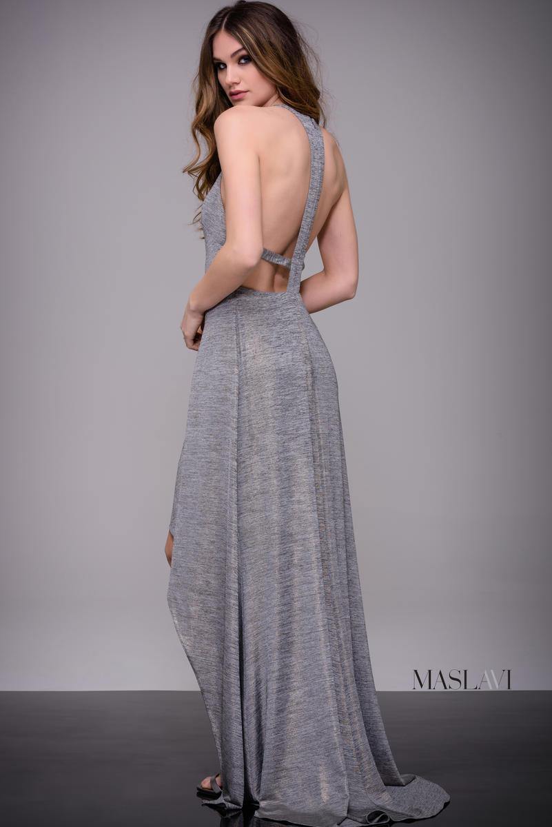 Jovani M54634 Sleeveless High Low Dress