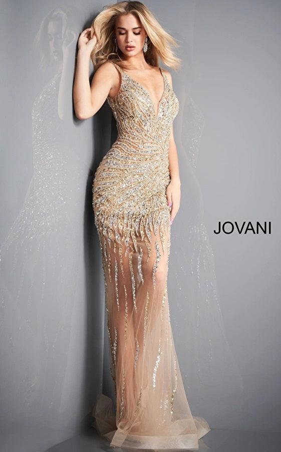 Jovani 02504 Sleeveless Long Evening Dress