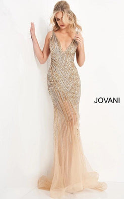 Simple Pure Color Sleeveless Long Evening Dress cc1261 main image 1