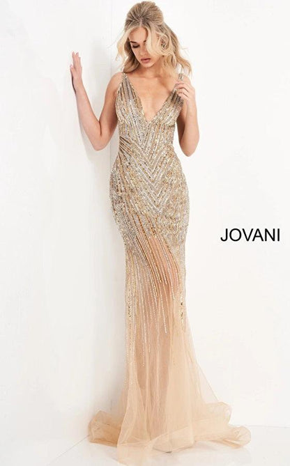 Jovani Sleeveless Long Evening Dress 1162 - The Dress Outlet