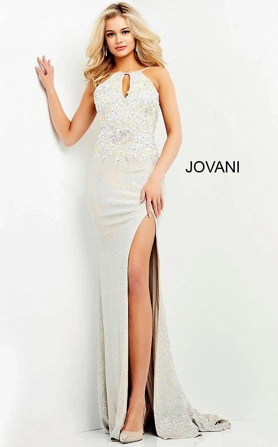 Jovani Sleeveless Long Fitted Dress 06225 - The Dress Outlet