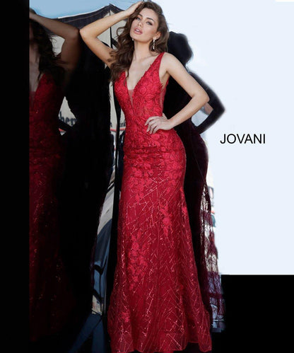 Jovani Sleeveless Long Fitted Prom Dress 02152 - The Dress Outlet