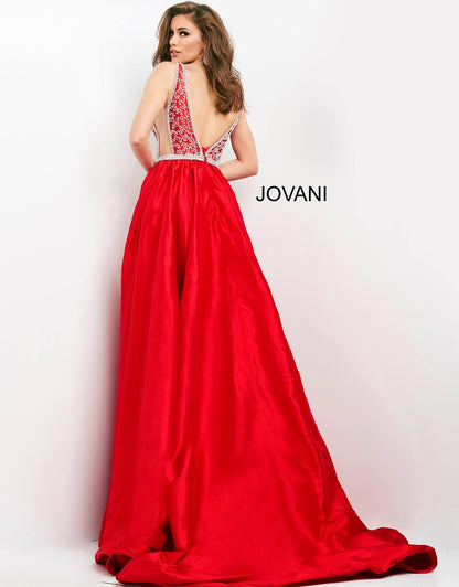 Jovani Sleeveless Long Formal Prom Dress 03373 - The Dress Outlet