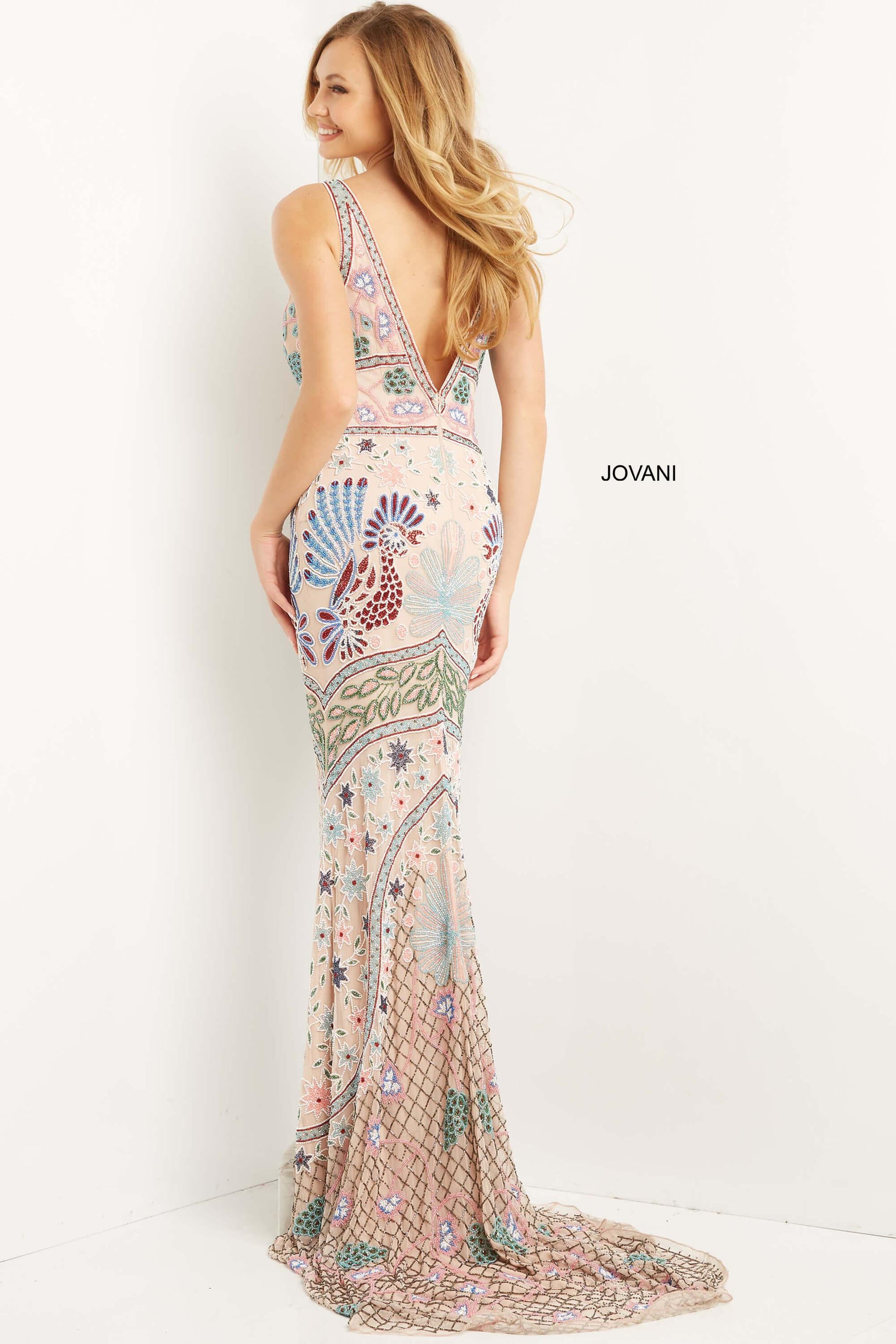 Jovani 08446 Sleeveless Long Formal Prom Dress