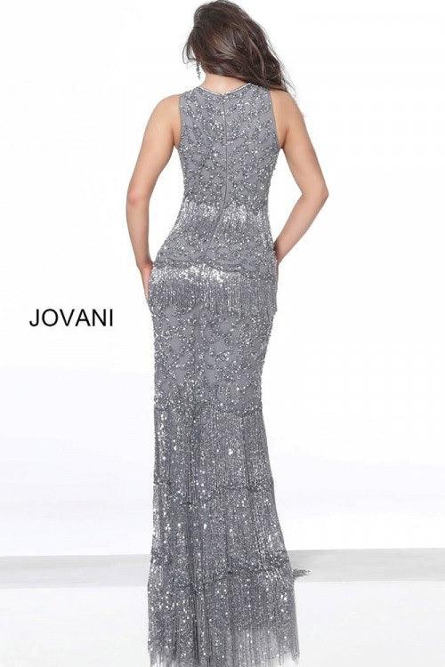 Jovani Sleeveless Long Glitter Prom Dress 62896 - The Dress Outlet