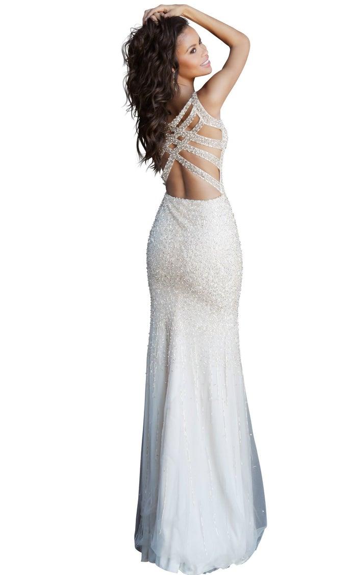 Jovani Sleeveless Long Prom Dress 68713 - The Dress Outlet