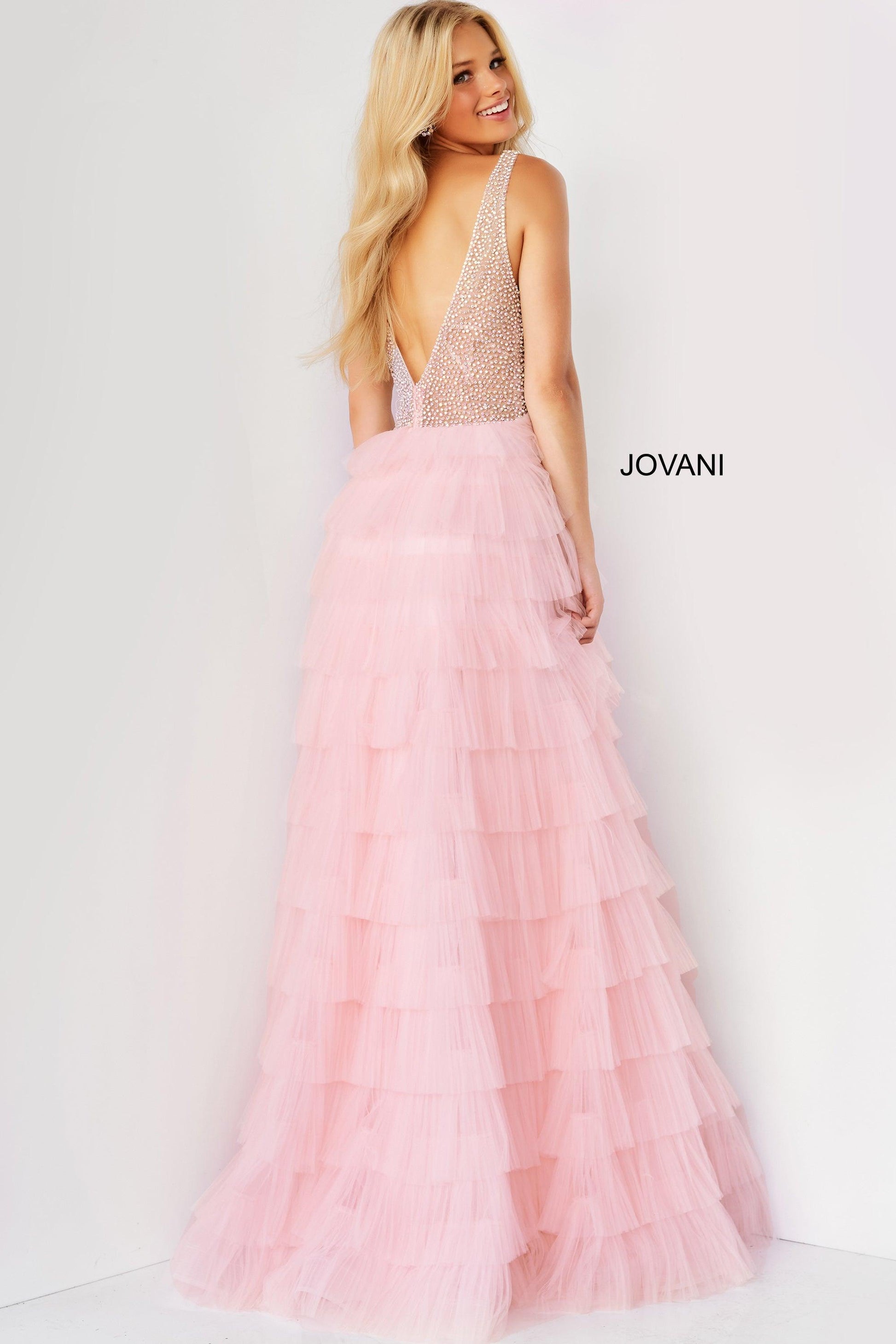 Jovani 07235 Sleeveless Long Prom Gown