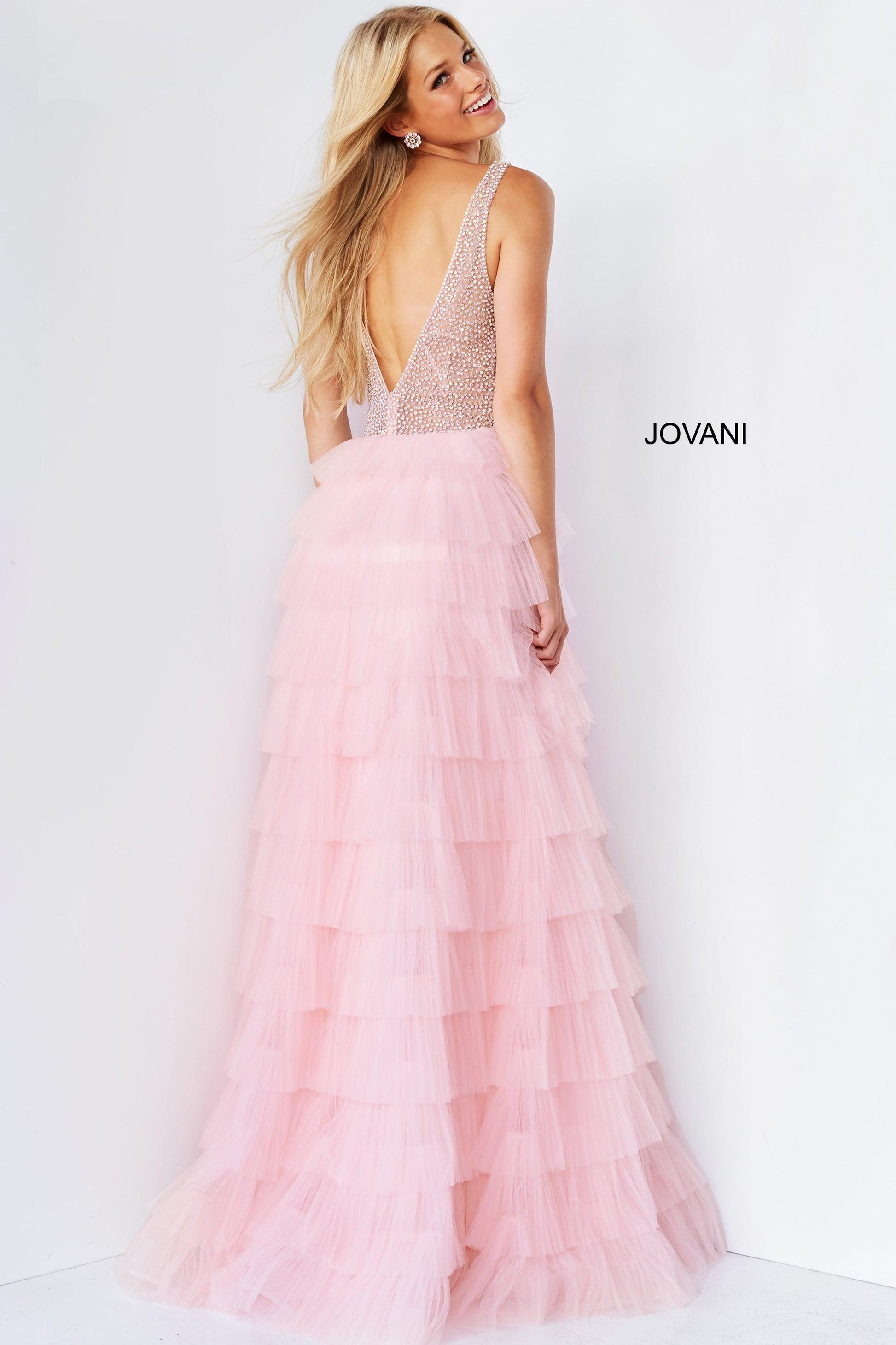 Jovani 07235 Sleeveless Long Prom Gown