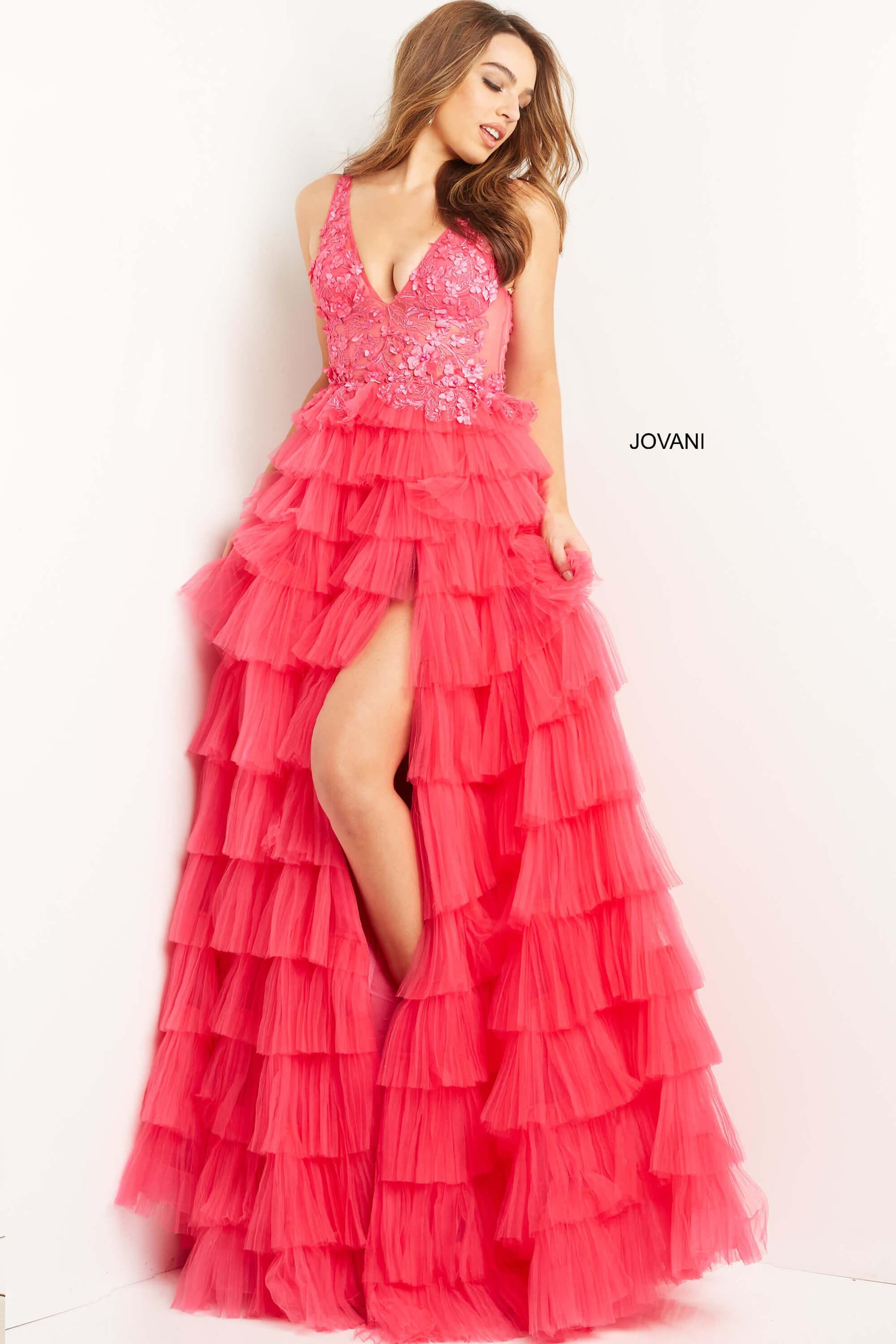 Jovani 08238 Sleeveless Long Prom Gown
