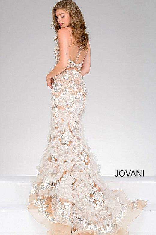 Jovani Sleeveless Long Prom Mermaid Dress 41592 - The Dress Outlet