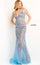 Jovani Spaghetti Strap Fitted Long Prom Dress 07099 - The Dress Outlet