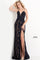 Jovani Spaghetti Strap Lace Long Prom Dress 05757 - The Dress Outlet