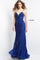Jovani Spaghetti Strap Long Dress 07636 - The Dress Outlet