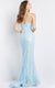 Jovani Spaghetti Strap Long Formal Gown 05752 - The Dress Outlet