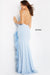 Jovani Spaghetti Strap Long Fitted Gown 08283 - The Dress Outlet