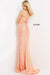 Jovani Spaghetti Strap Long Formal Prom Dress 08489 - The Dress Outlet