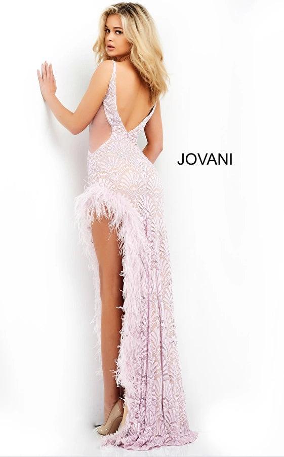 Jovani 06558 Spaghetti Strap Long Prom Gown