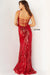 Jovani Spaghetti Strap Long Prom Gown 08481 - The Dress Outlet