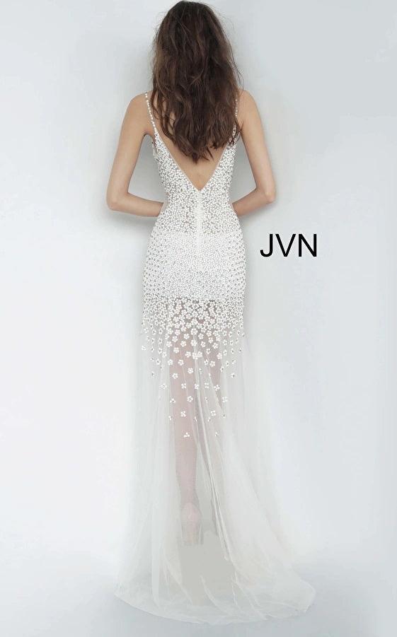 Jovani 60695 Spaghetti Strap Long Prom Gown