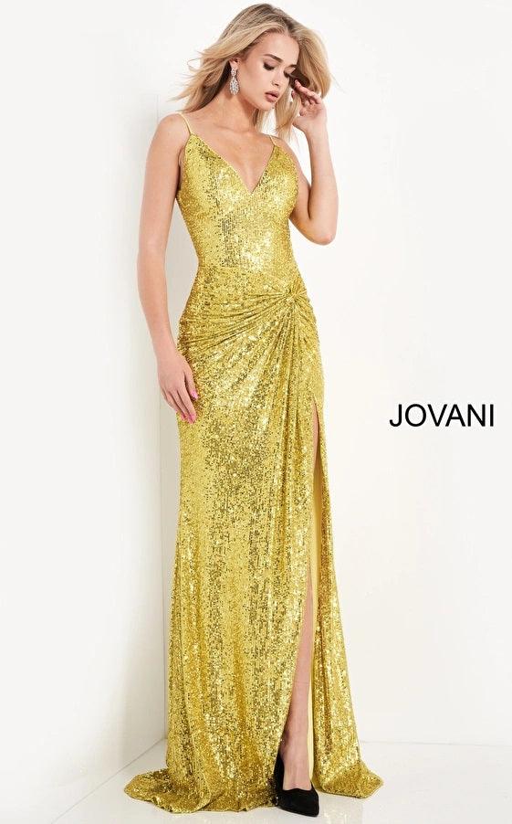 Jovani 06271 Spaghetti Strap Long Sexy Prom Dress