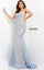 Jovani Spaghetti Strap Long Sexy Prom Gown 05942 - The Dress Outlet