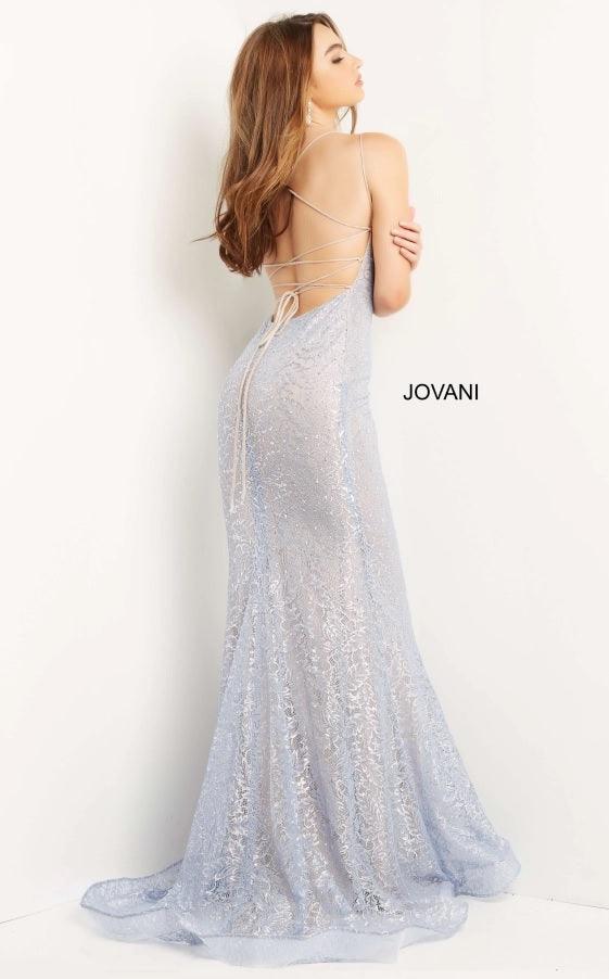 Jovani Spaghetti Strap Long Sexy Prom Gown 05942 - The Dress Outlet