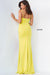 Jovani Spaghetti Strap Sexy Long Prom Dress 07272 - The Dress Outlet
